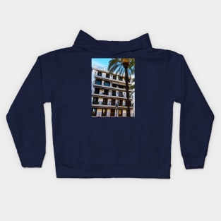 Spanish Style Facade Kids Hoodie